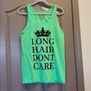 Long Hair Don’t Care Tank